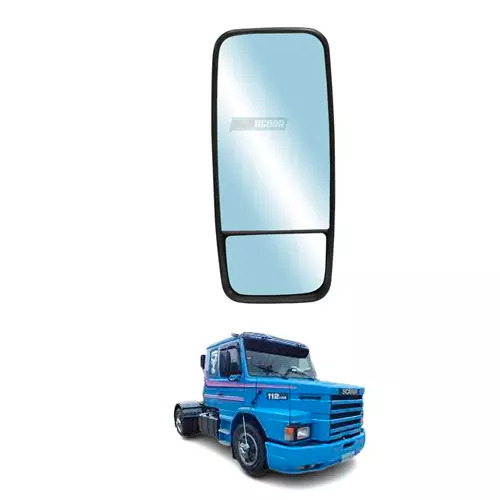 ESPELHO DUPLO DIREITO COM DESEMBACADOR SCANIA 112 (1751530C)