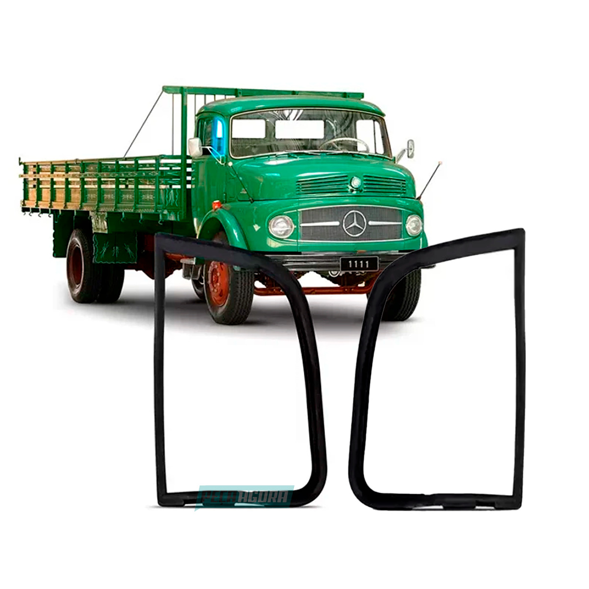 PAR BORRACHA QUEBRA VENTO MB 1113 1313 1513 2013 2213 1524 (K.3086757020-3086757