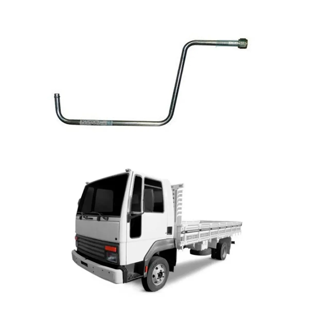 TUBO RETORNO DIRECAO HIDRAULICA FORD CARGO LEVE MECÂNICO 814 815 96 A 2000 VW 7