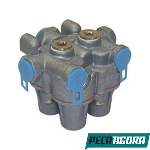 VALVULA PROTECAO 4 CIRCUITOS KNORR MB 1620 1418 1618 1720 2318 (0024310106)