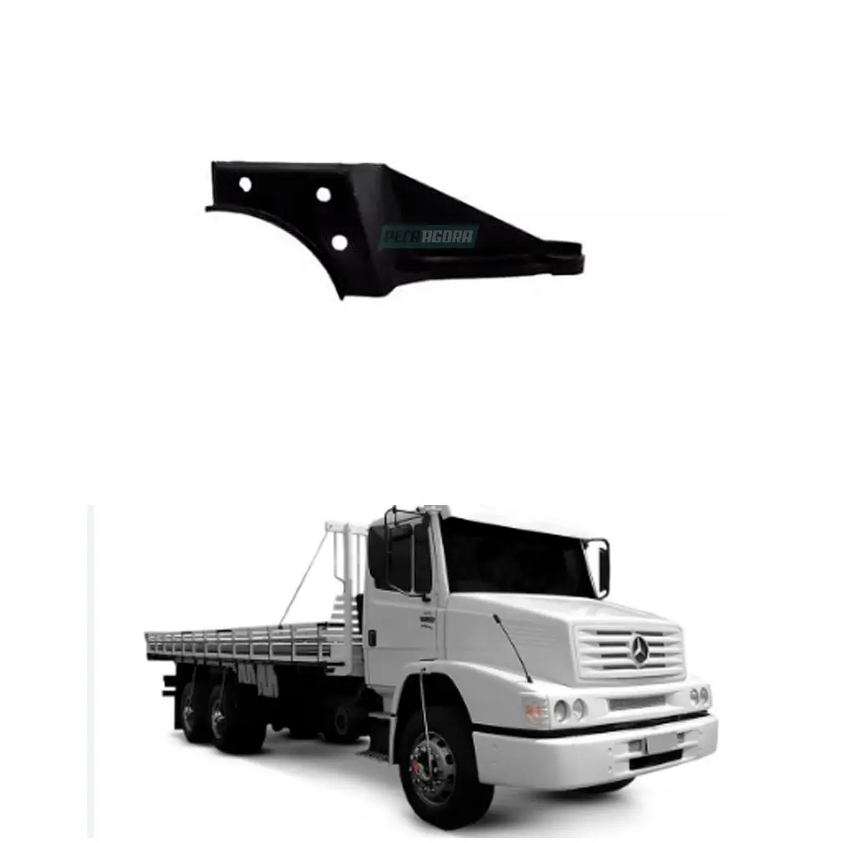 SAPATA SUPERIOR DIREITO ESPELHO RETROVISOR PLASTICO MB 1214 1414 1418 1618 1621 