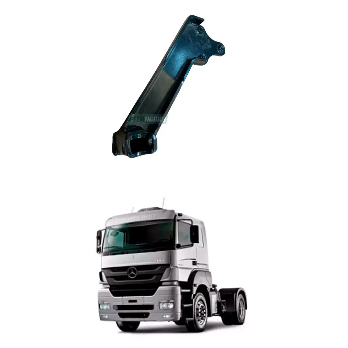 SUPORTE TRASEIRO ESQUERDO MB AXOR 1938 1938S 1823 2523  2528 3028 3028B 3228 (94