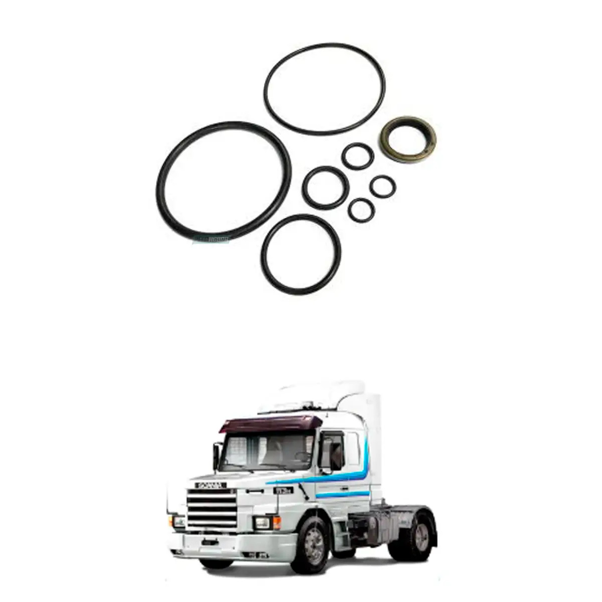 REPARO REDUZIDA AR CAMBIO 10 MARCHAS PARA SCANIA 111 112 113 (1952214|)