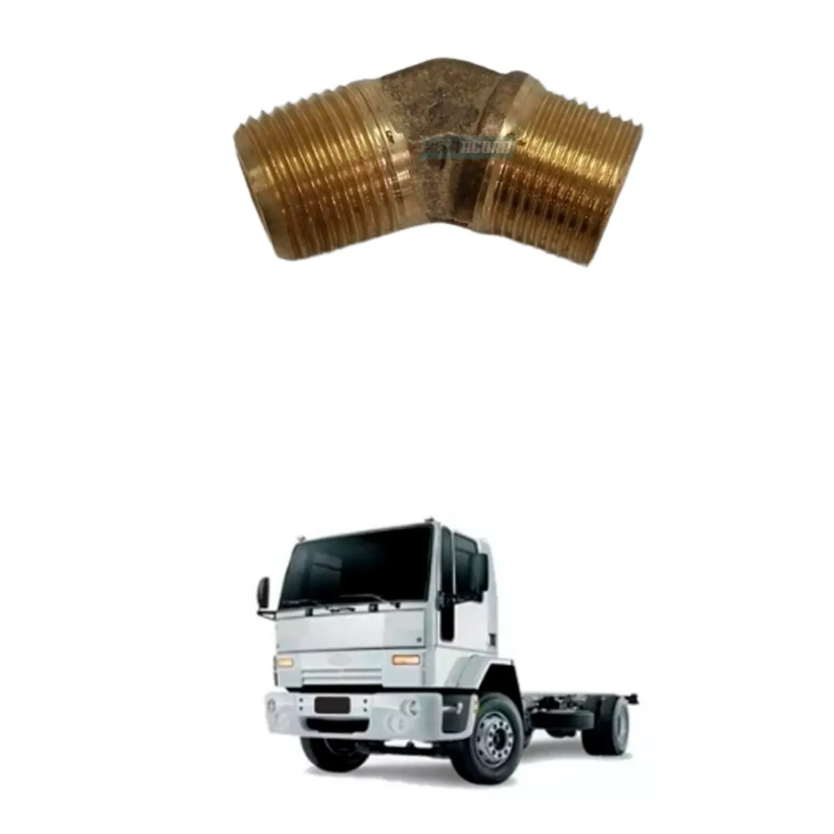 COTOVELO VALVULA PEDAL FORD CARGO 1996 A 2000  814  815  (NFU350470KB)