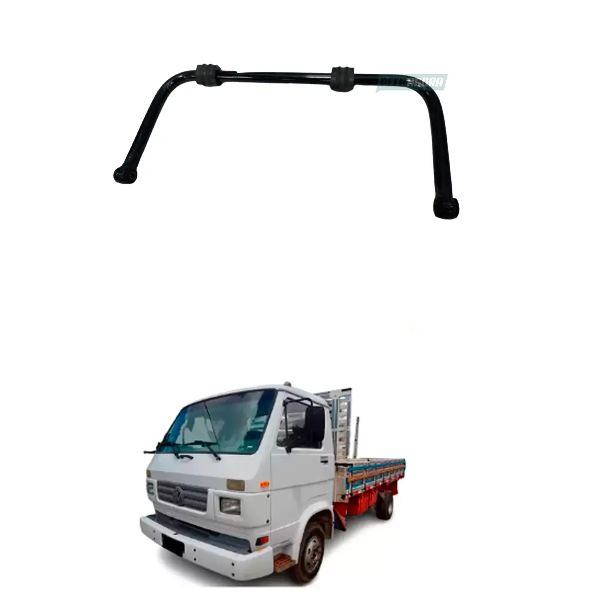 BARRA ESTABILIZADORA DIANTEIRA VW MAN 7100 1994 A 2002 8140 1994 A 2000 MICROBUS