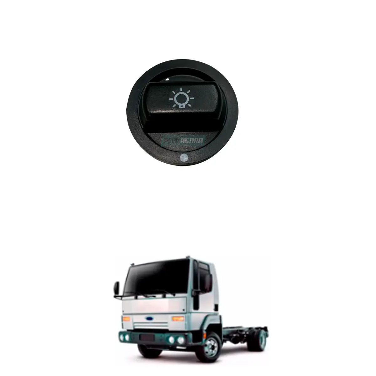 BOTAO ACENDIMENTO LUZES PAINEL INSTRUMENTOS FORD CARGO 712 814 815 915 1215 1415