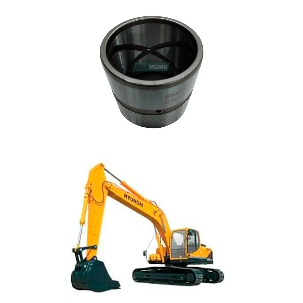 BUCHA COM CANAL ESCAVADEIRA R220LC (X177163085)