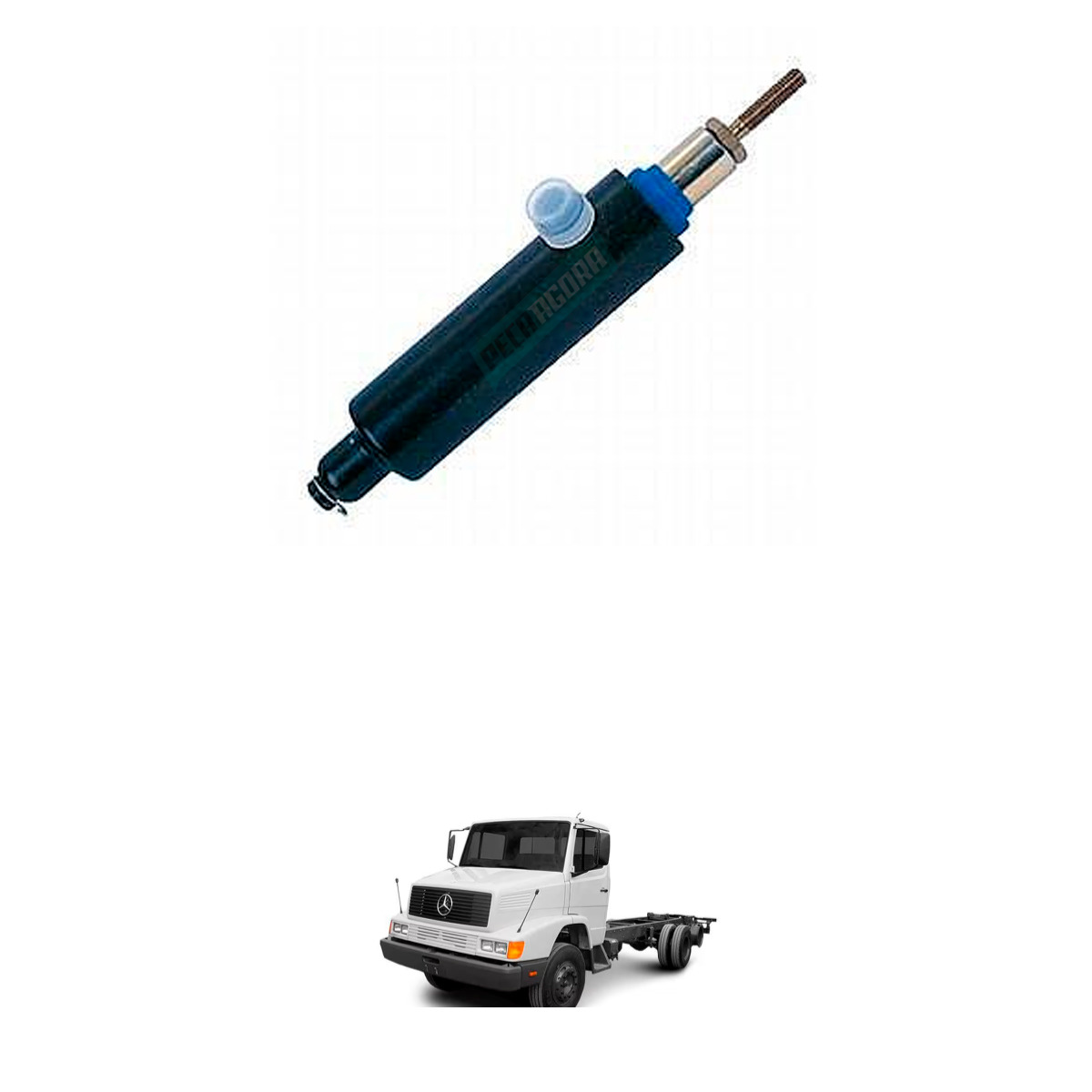 CILINDRO ACIONAMENTO ACELERADOR MBB TODOS OM366 (0000721512-X222)