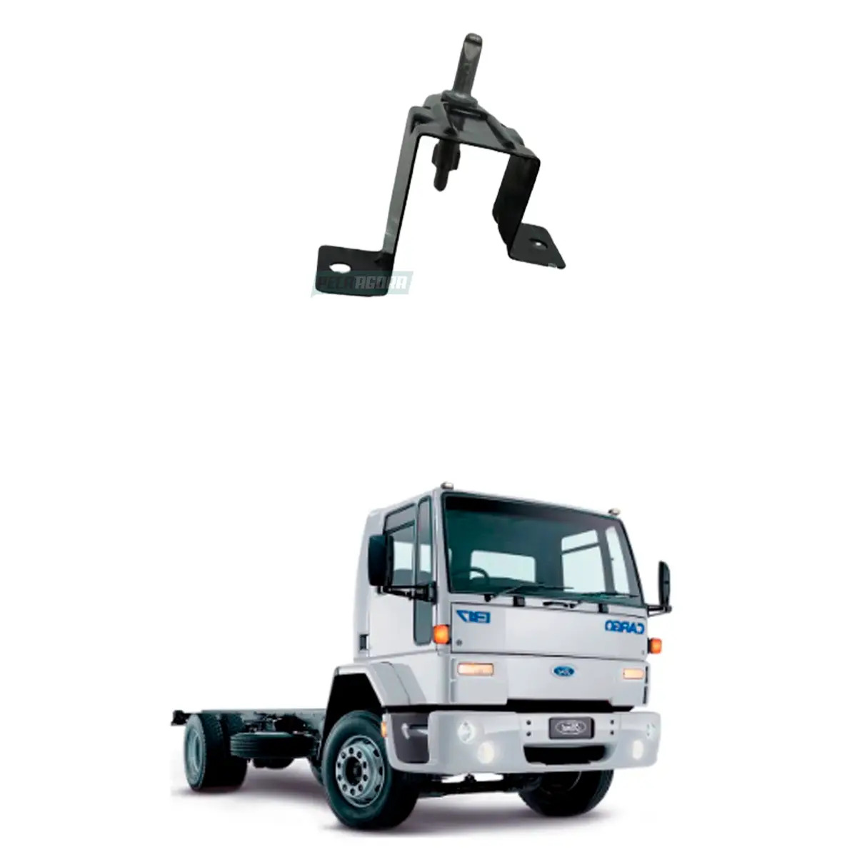 SUPORTE MONTAGEM TRINCO CAPUZ ESQUERDO FORD CARGO 1317 1517 1717 1722 2428 2628 