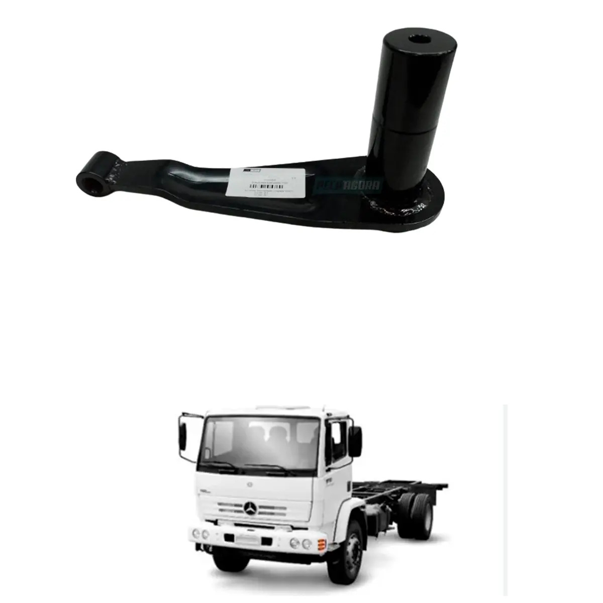 CONJUNTO ALAVANCA SUSPENSAO.CABINE MB 1718 ANO 2008 A 2012 (6733100373)