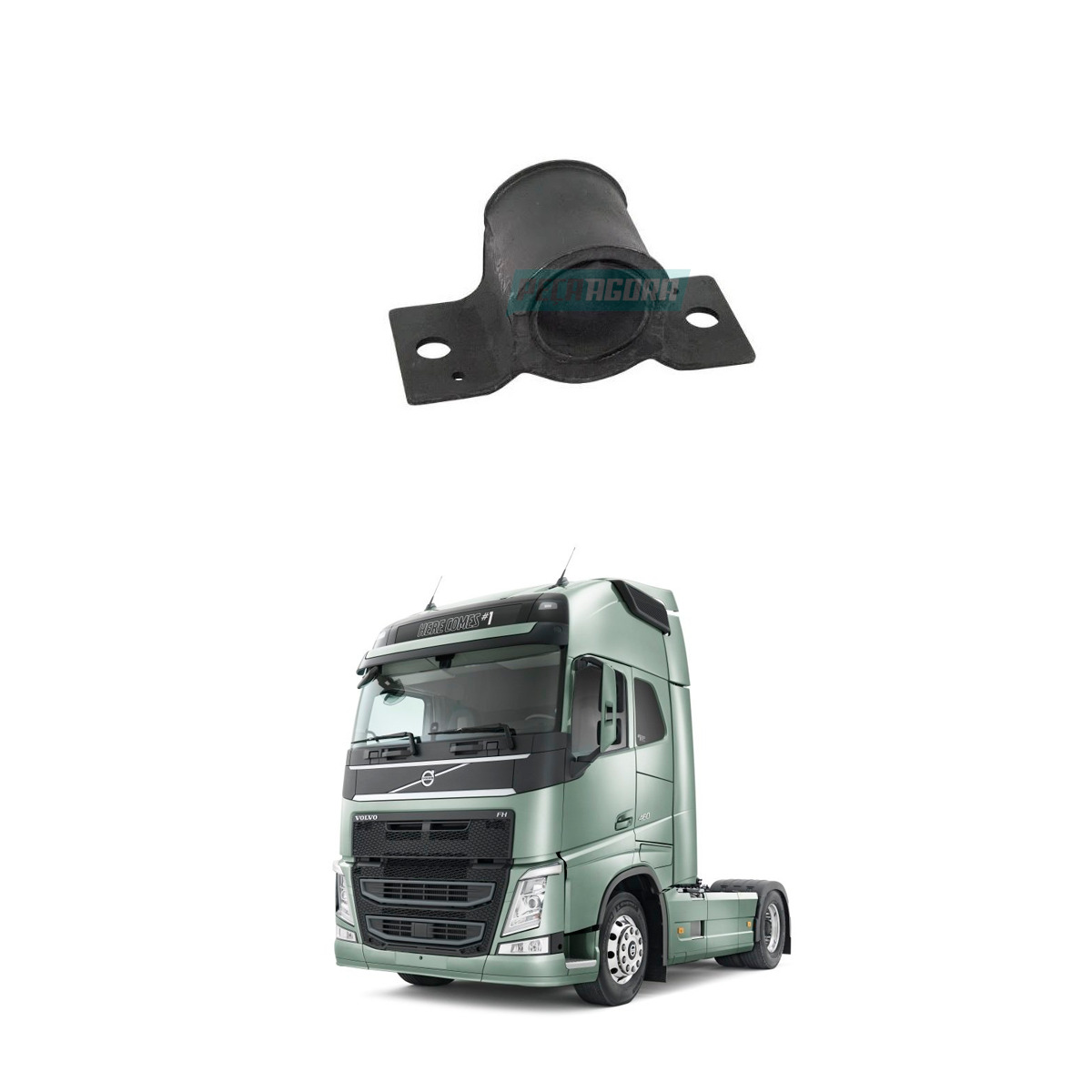 BUCHA BARRA ESTABILIZADOR TRASEIRO VOLVO FH NH FM (20527057)