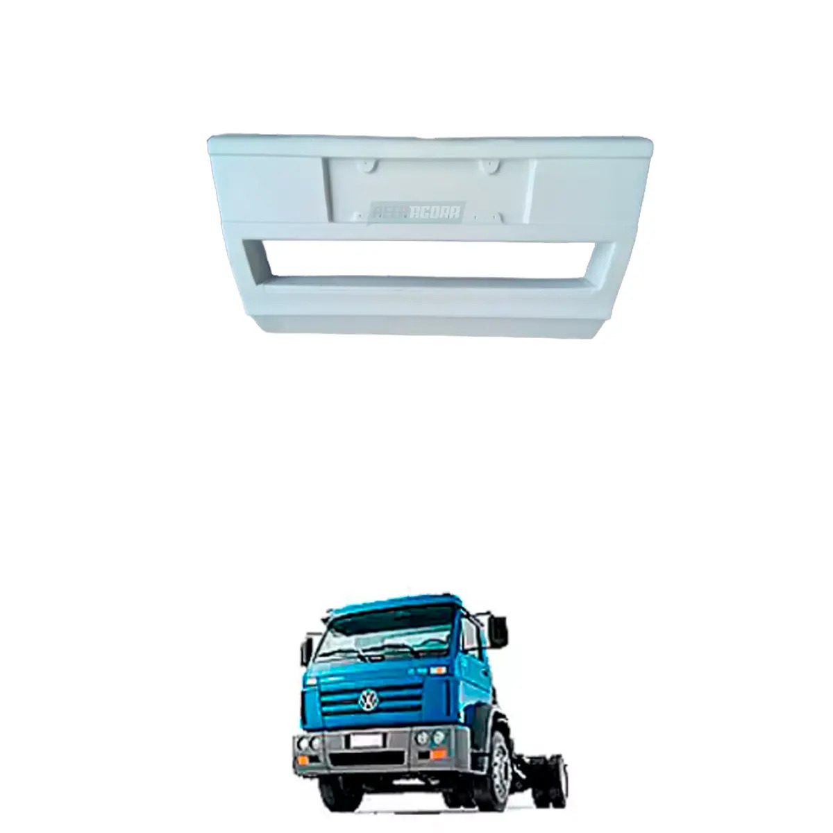 PARACHOQUE CENTRAL COM SPOILER VW WORKER 17300 13150 13170 13180 15170 15180 172