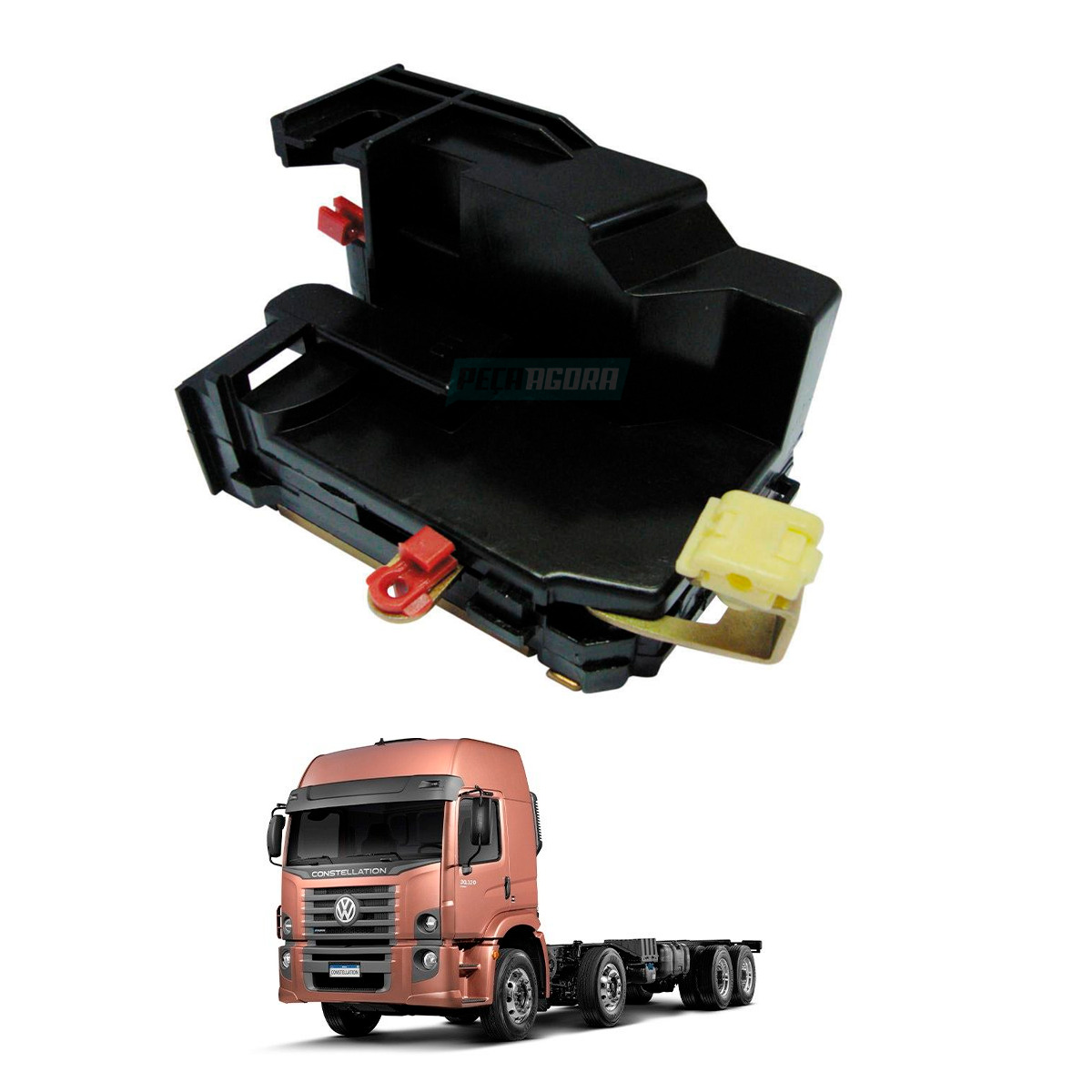 FECHADURA PORTA ESQUERDO VW CONSTELLATION - MECANICA (2R2837013-1129)