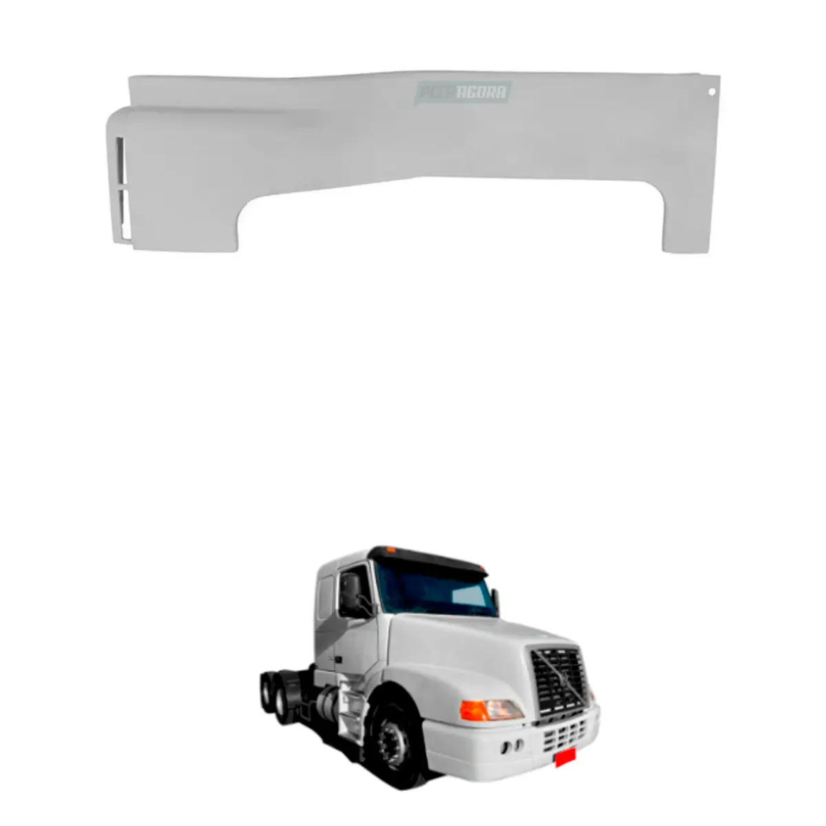 SAIA LATERAL CABINE DIREITO VOLVO NH12 FIBRA (1063601-FBC122)