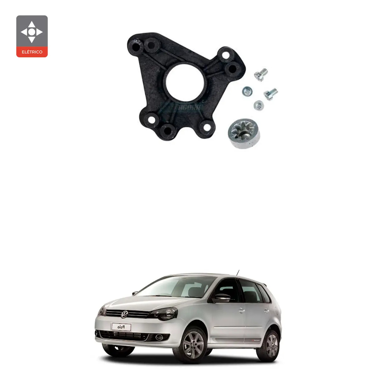 REPARO MAQUINA VIDRO ELETRICA DIANTEIRA ESQUERDO SEM  MOTOR  MABUCHI 8 DENTES AM