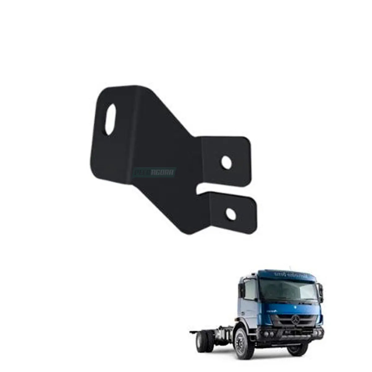 SUPORTE FRONTAL ESQUERDO MB ATEGO 2013 METAL (9585251539-)