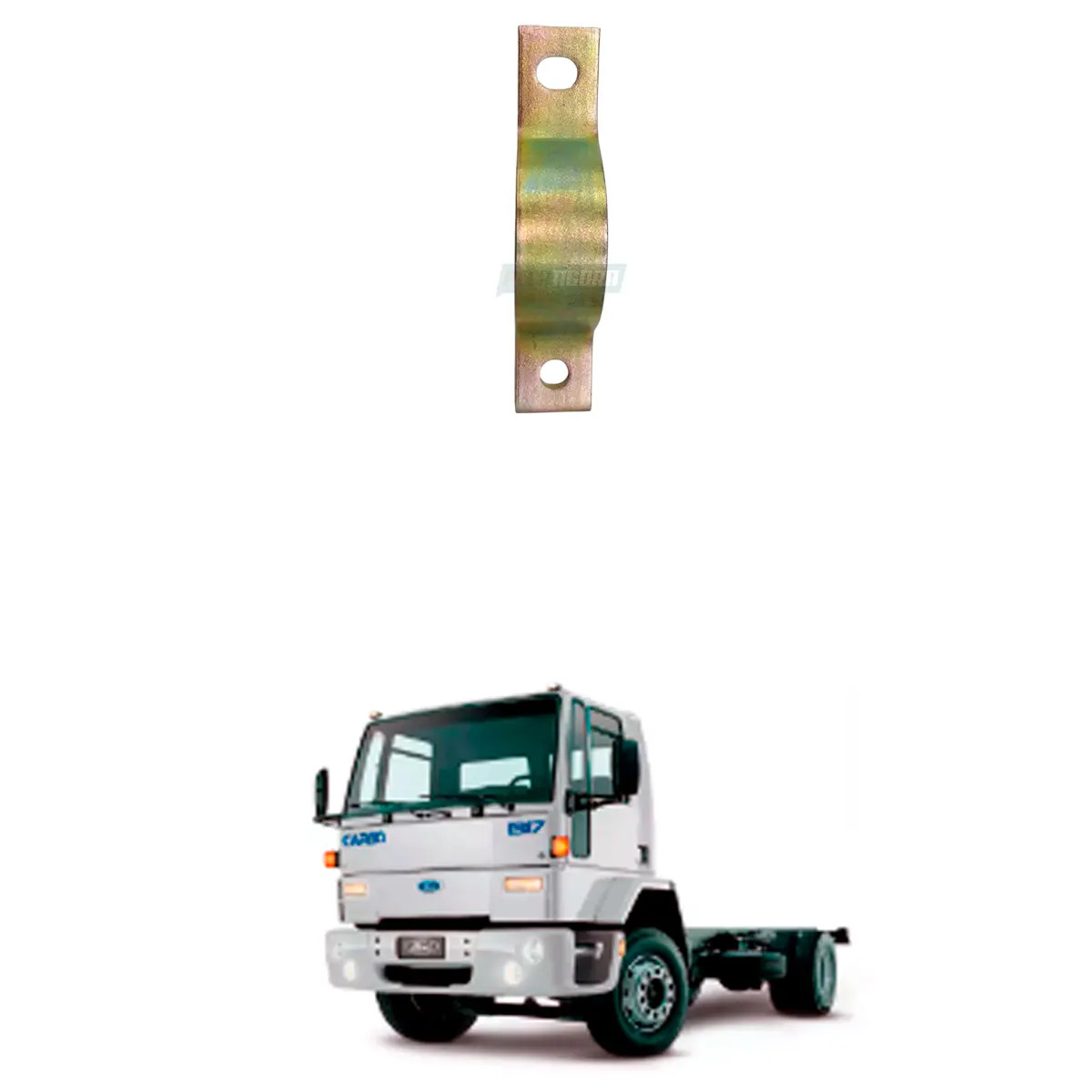 GRAMPO TUBO FREIO MOTOR FORD CARGO 1317E  2005 A 2012 1517E 4X2 ANO 2005 A 2012 