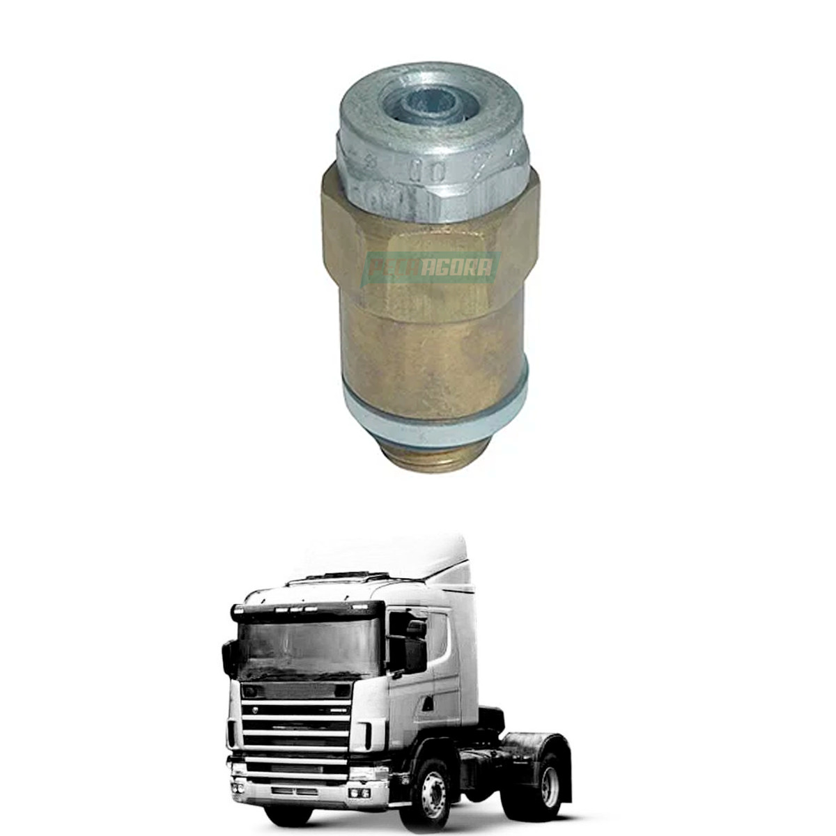  CONECTOR TUBO D'AGUA CABECOTE PARA SCANIA SERIE 4 P G R (1490086)