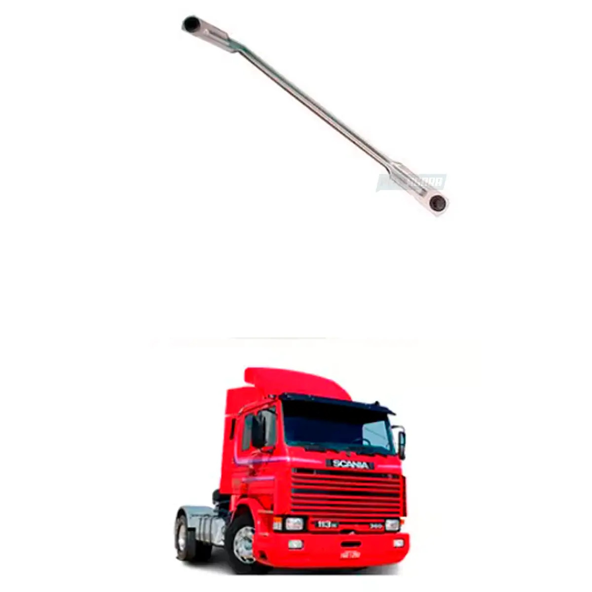 TIRANTE BARRA 50CM LIMPADOR PARA SCANIA S3 113 143 91 A 98 (1323403-208E)