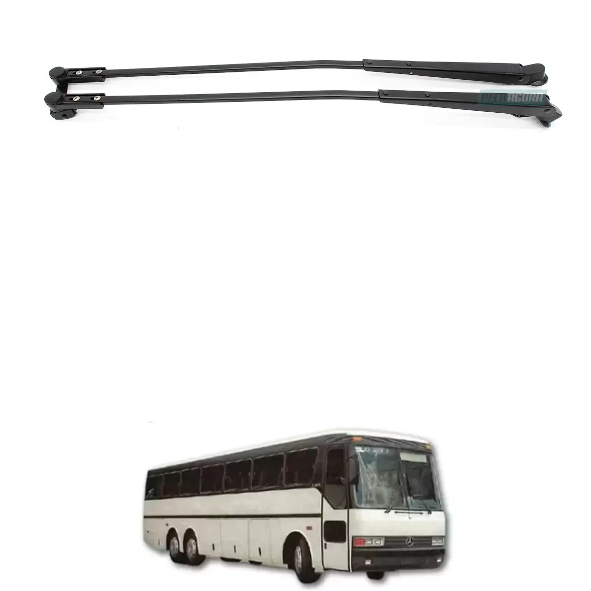 BRACO LIMPADOR PARABRISA 730MM MB O370 O371 O400 URBANO U RodoviArio R RS​ RSD