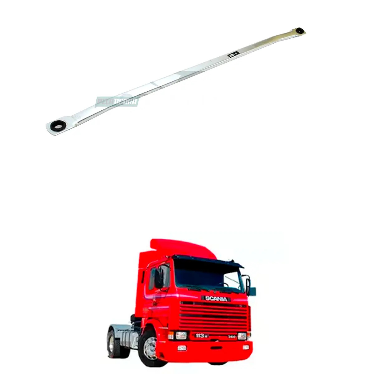 BARRA HASTE DIREITO LIMPADOR SCANIA R112 T112 R142 1981 DIANTE (ML0573-537364-15