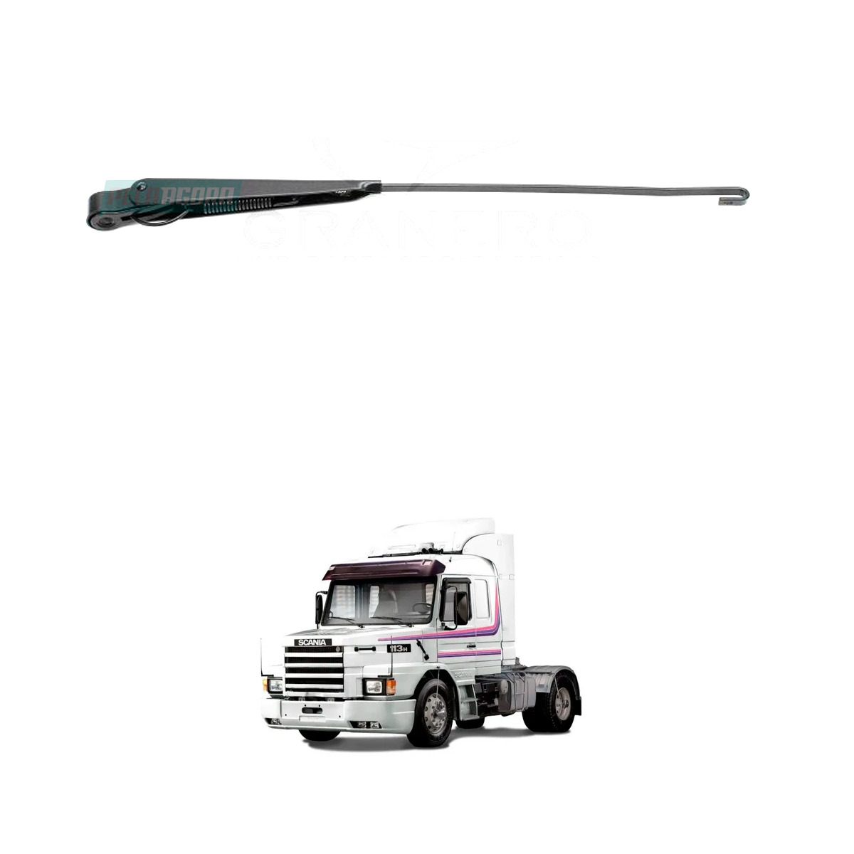 HASTE LIMPADOR PARABRISA PARA SCANIA 113 143 R T (1674341-765)