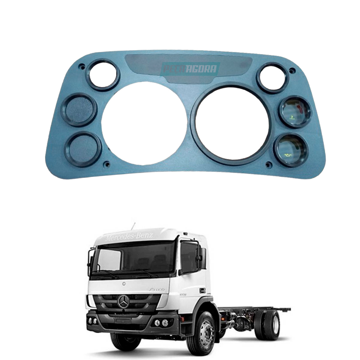 CARCACA PAINEL INSTRUMENTOS MB 1215C 1634LS 1718 2726 ATEGO 1718 ATRON 1319 1218