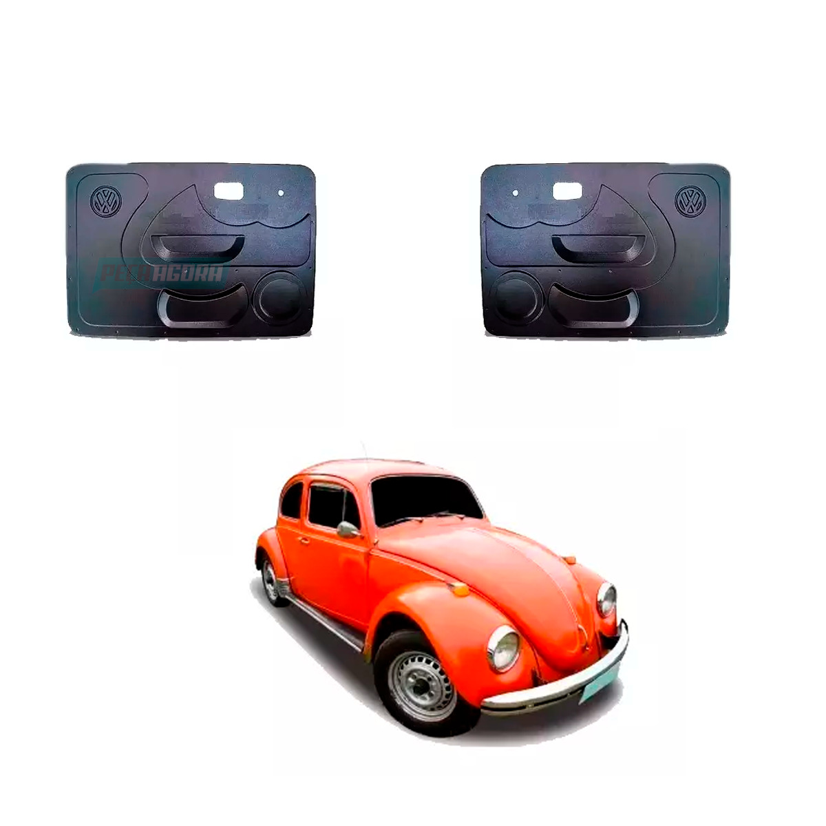 PAR FORRO PORTA FUSCA MODERNO 1978... PLASTICO  (K.FP15-FP16)