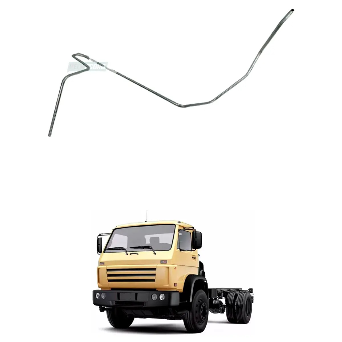 TUBO COMPRESSOR AR VW / MAN 8150E ANO 03/04 ELETRONIC MOTOR CUMMINS 9150E ANO 03