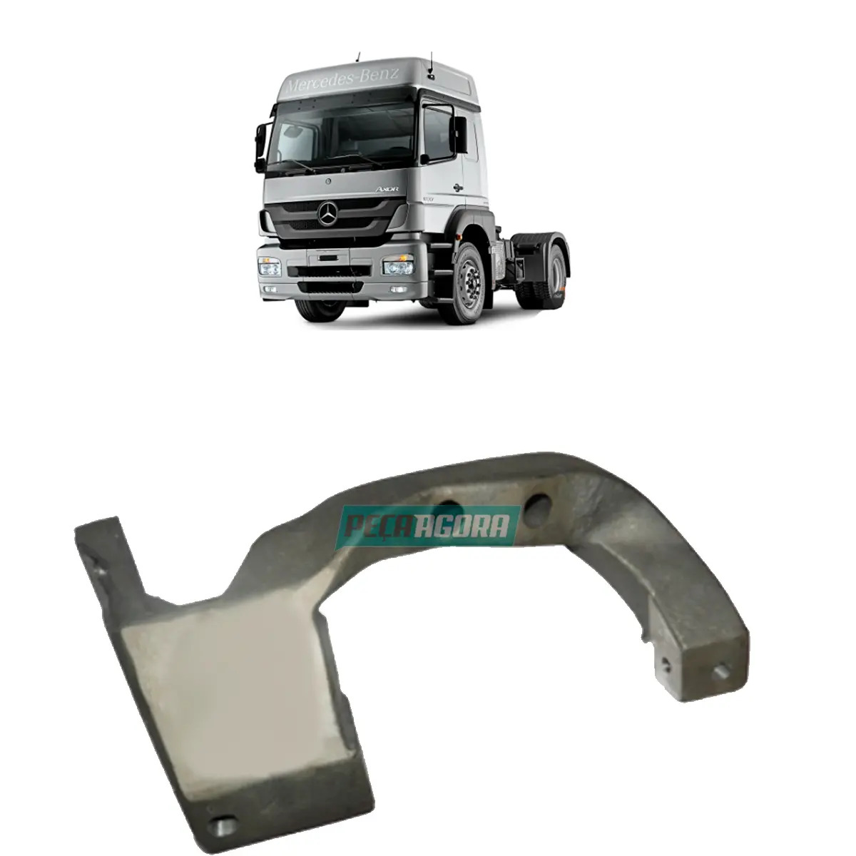 SUPORTE PONTEIRA PARACHOQUE MB AXOR 1933 2533 2625 2628 2831 LE ESQUERDO (940885