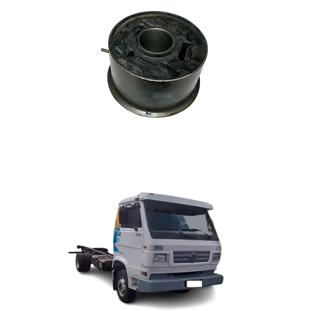 COXIM TRASEIRO MOTOR COM PINO VOLKSWAGEN VW CUMMINS 13180ANO 14150HC ​15180 12