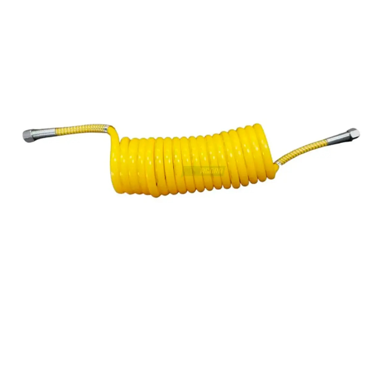 MANGUEIRA ESPIRAL AMARELO 5,5 METROS MACHO M16XM16 LIGACAO CAVALO CARRETA (PPCR0