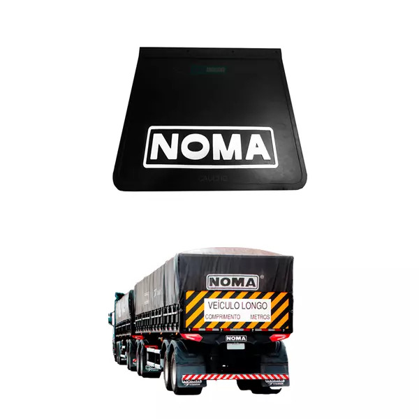 PARABARRO ORIGINAL VOLVO FH BRANCO 630X450MM BORRACHA  (427177)