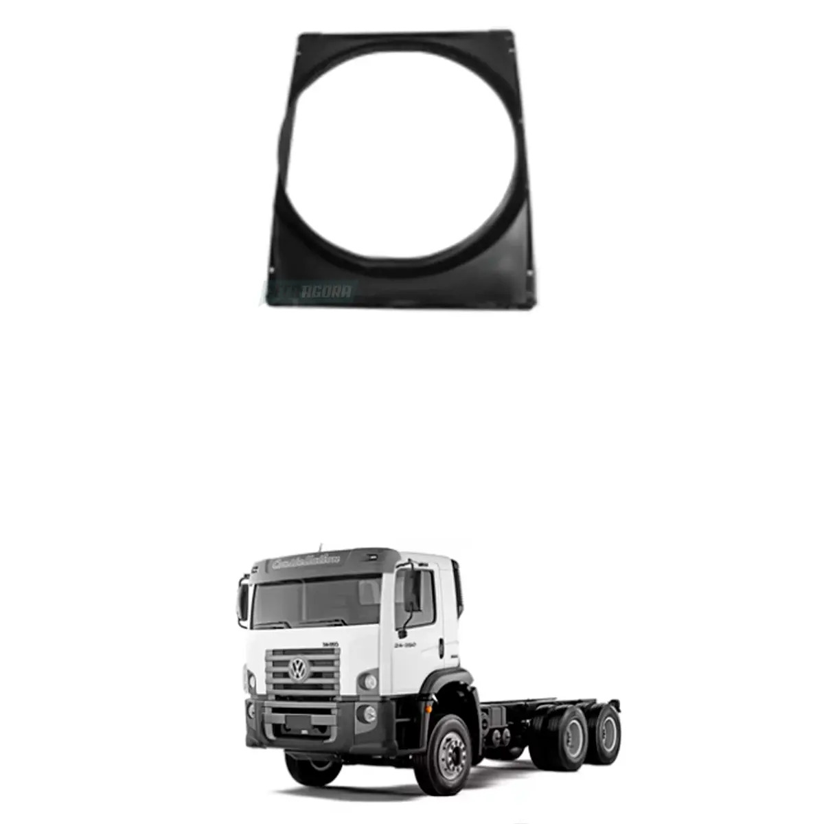 DEFLETOR DO RADIADOR DE AR VOLKSWAGEN VW 18310 17300 17310 23310 24220 24250 263