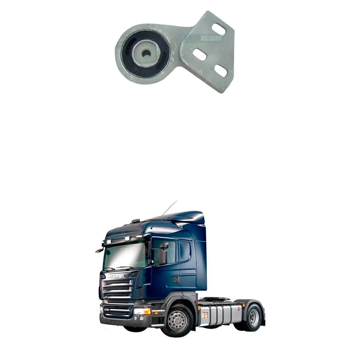 SUPORTE RADIADOR ESQUERDO SCANIA PGR SERIE 5 (1791182,)