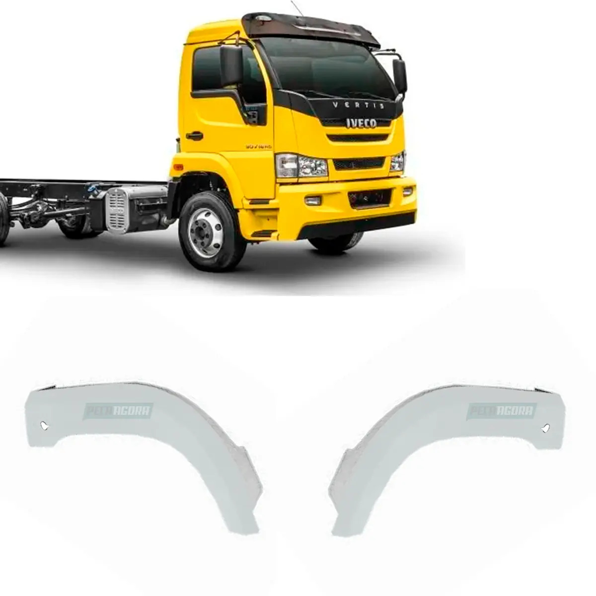 PAR PARALAMA FIBRA DIANTEIRO CABINE IVECO VERTIS 90V16  (K.5949891199-C699-59498