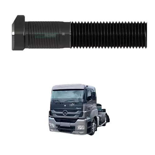 CAIXA COM 5 PARAF RODA RECART.TR.ALUM. M22X115/125X1 ACTROS/ACCELO/AXOR (CX.0004