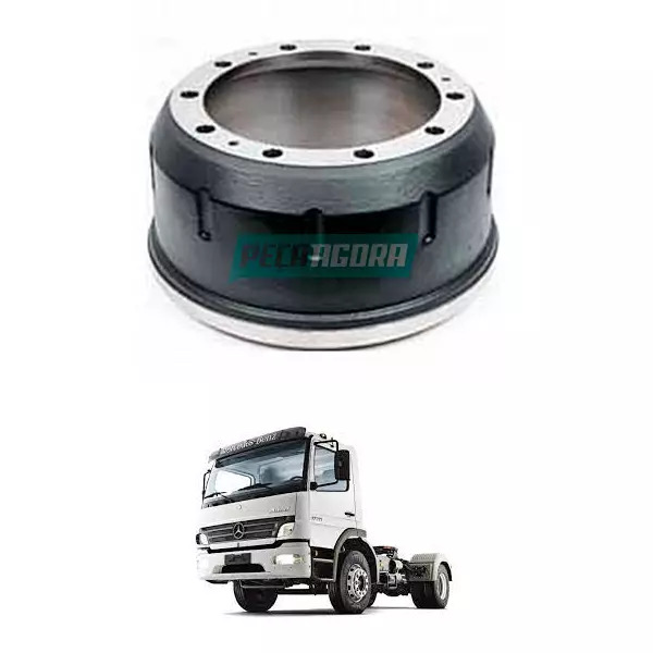 TAMBOR DE FREIO DIANTEIRO MBB 1728 1729   AXOR 2031 2035 2040 2044 2048 2625 (65