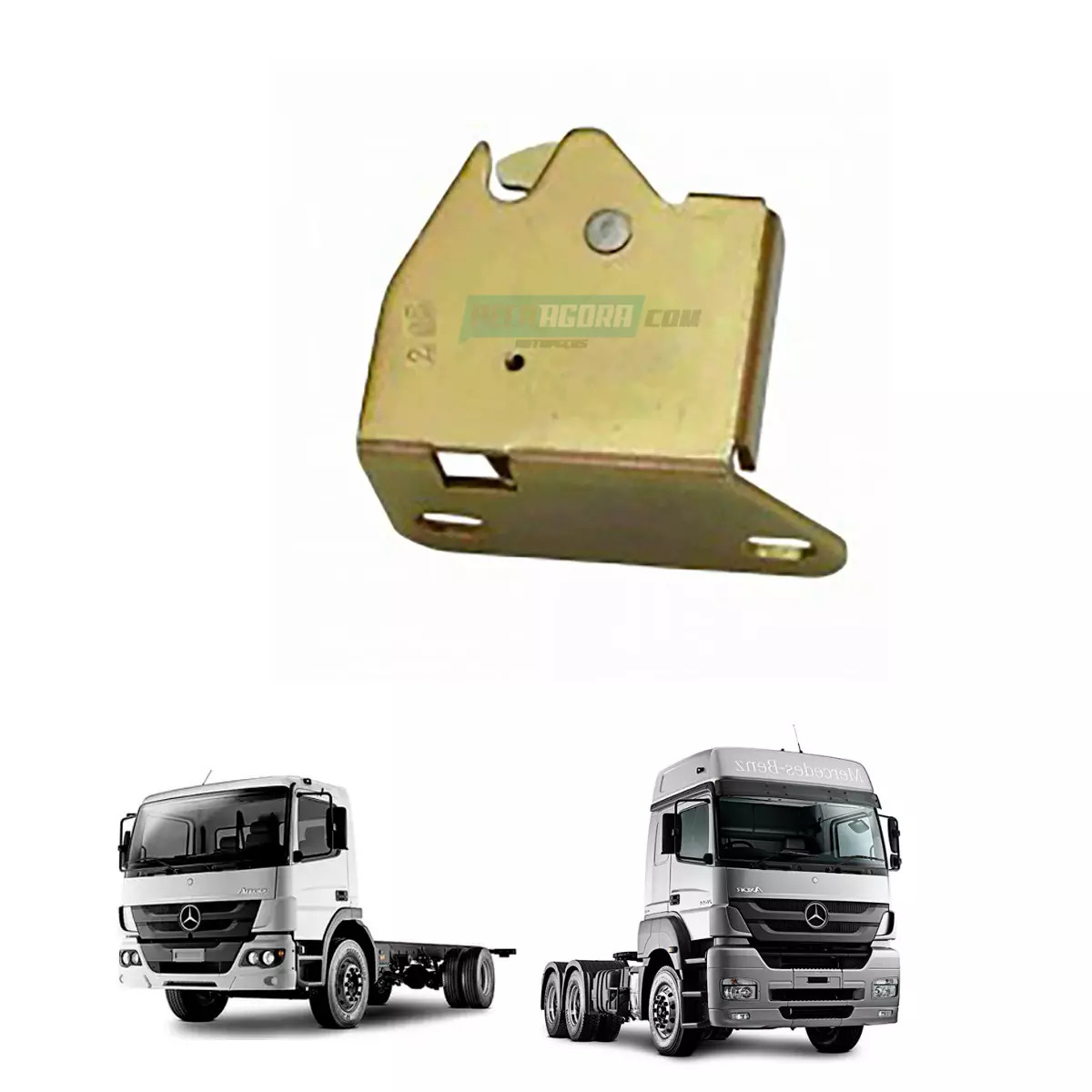 FECHADURA GRADE MERCEDES BENZ AXOR/ATEGO PORTINHOLA DIANTEIRA ESQUERDO  BRIM (97
