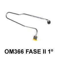 CANO INJETOR 1º  CILINDRO MBB MOTOR OM366LA / OM366LA II - 23 (3760701933|)