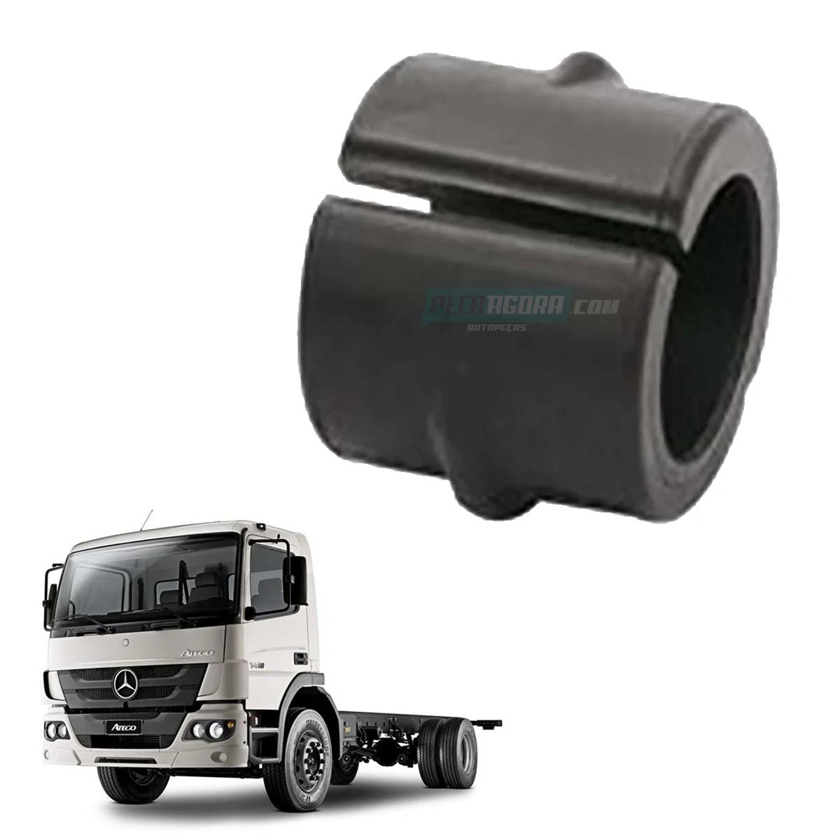 BUCHA BARRA ESTABILIZADORA DIANTEIRO TRASEIRA MBB CAMINHOES E ONIBUS OH1215L ATE