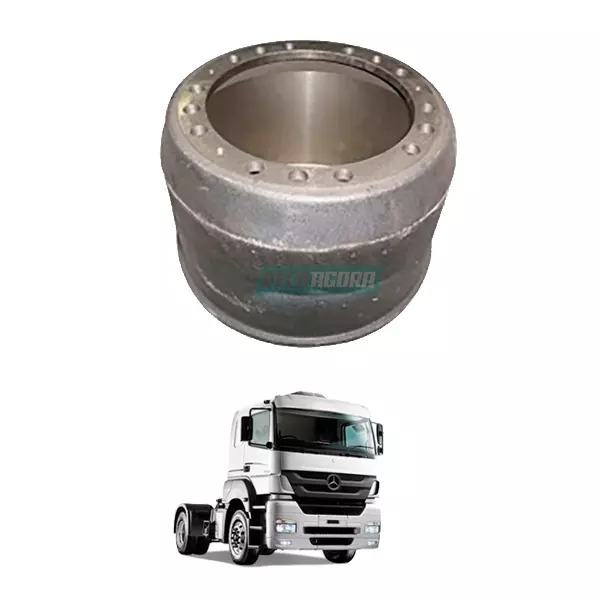 TAMBOR FREIO TRASEIRO MBB AXOR 2035 2040 2044 2535 2536 2540 2 (3054230401_)