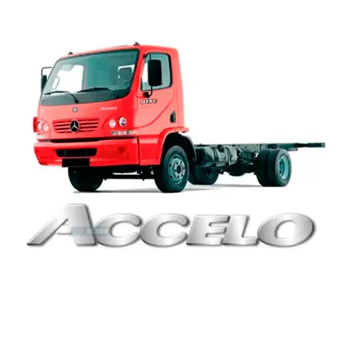 EMBLEMA RESINADO MB ACCELO 30CM CROMADO  (33161800)