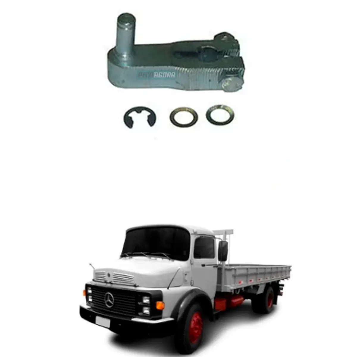 MANIVELA LIMPADOR CABINE ALTA PINO RETO MB 1113 1313 1513 (3448240010)