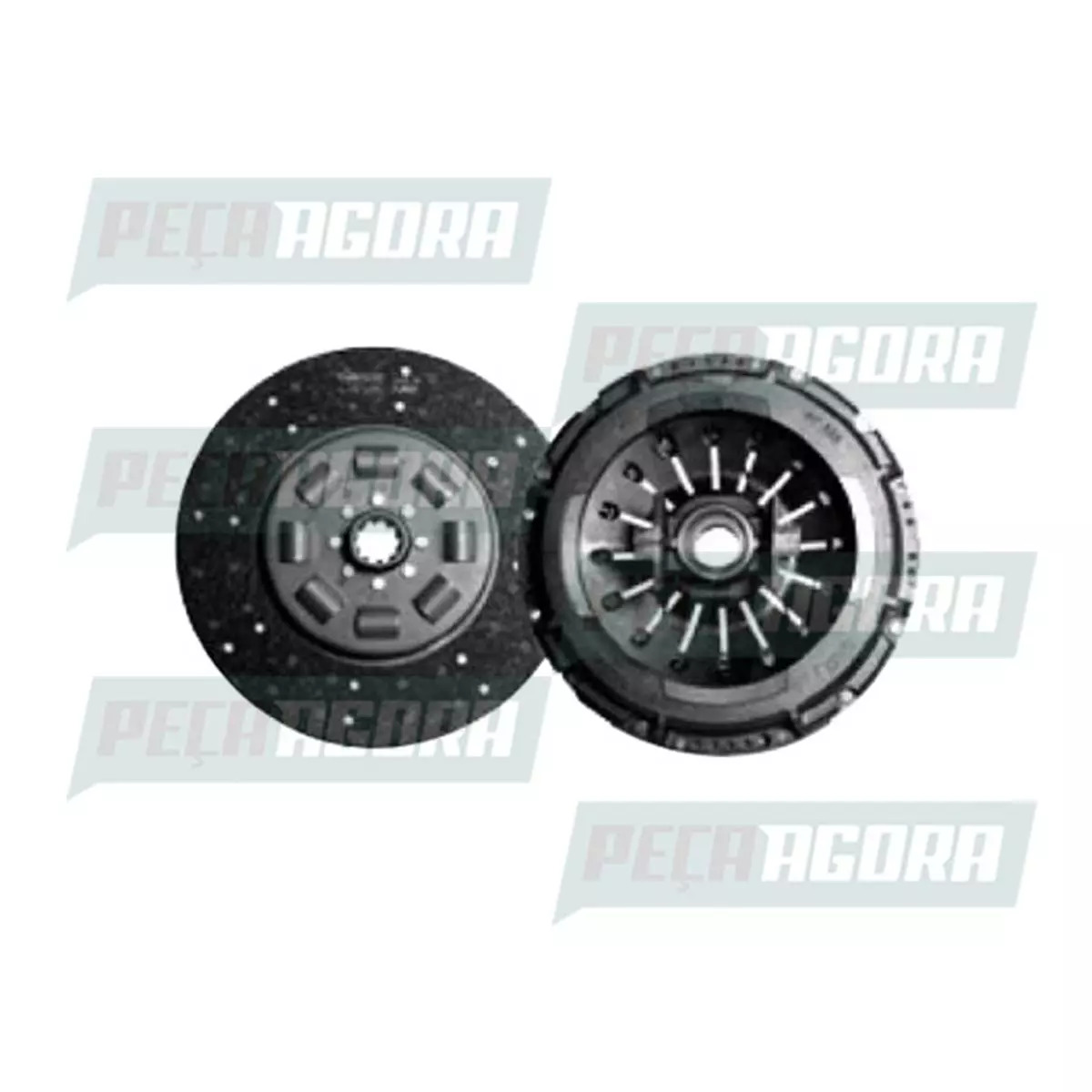 KIT EMBREAGEM COM VOLANTE DO MOTOR 395MM  **PILOTO** (BG6X7K502BAC.)