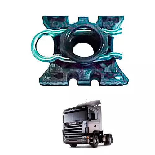 CORREDICA VIDRO DA PORTA PARA SCANIA SERIE 4 QUADRADA (1346119)