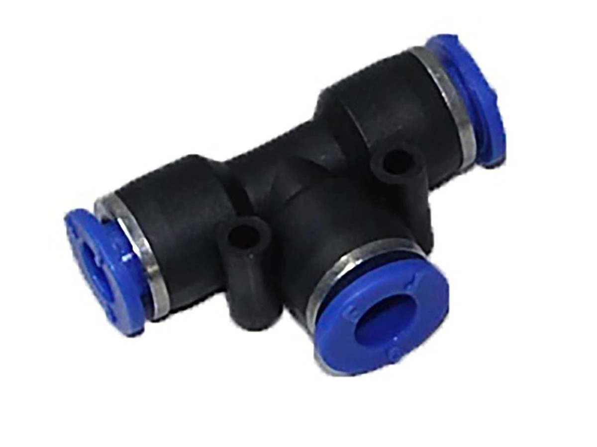CONEXAO "T" ENGATE RAPIDO PARA TUBO 6MM NYLON TODOS (0009978370-.)