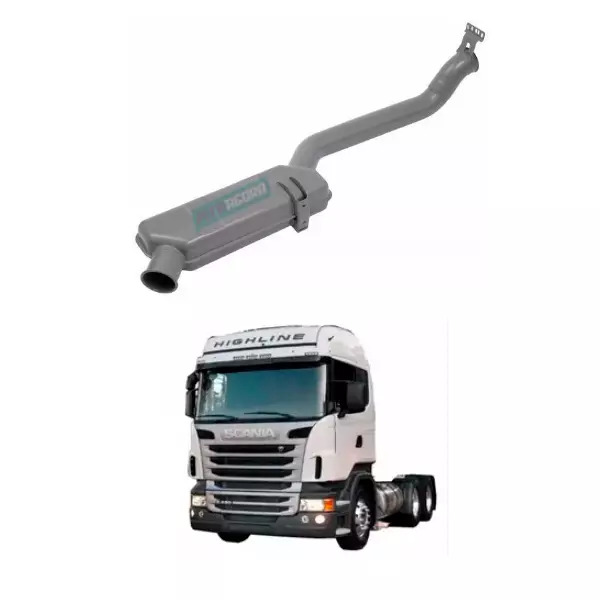 TUBO ESCAPAMENTO COM SILENCIOSO (VA40677-4741)