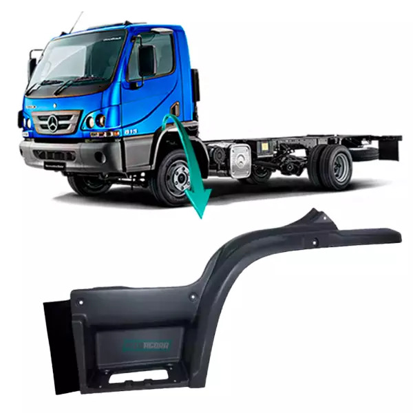 PARALAMA DIANTEIRO COM ESTRIBO MB ACCELO 710 715 815 915 915C 1016 PARTE SUPERIO