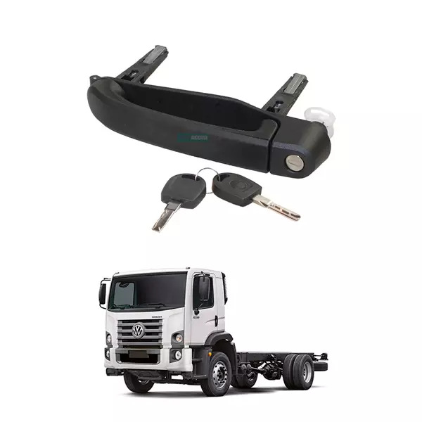 MACANETA EXTERNA PORTA COM CHAVES LD VOLKSWAGEN CONSTELLATION 13180E 15180E 1725